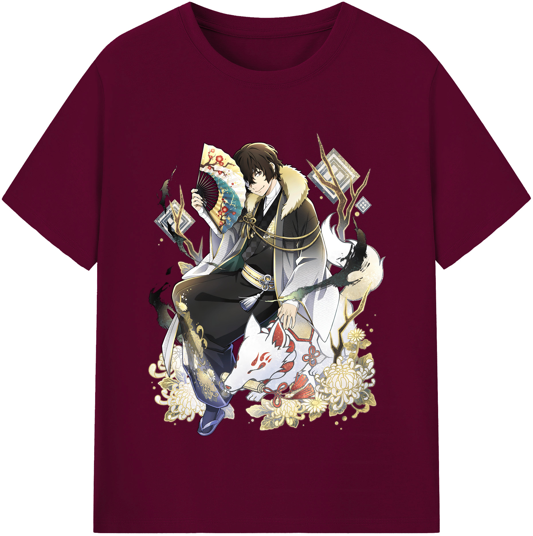 （画像用） 文豪ストレイドッグス Bungo Stray Dogs レディースカジュアルプリントTシャツ（綿100％）